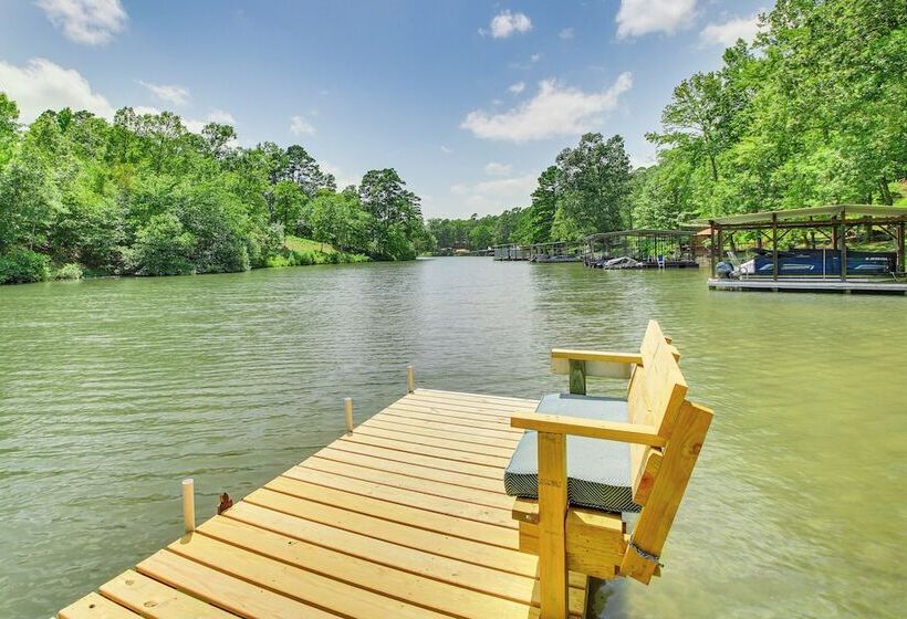 Hot Springs Retreat W/ Private Dock + Hot Tub!
