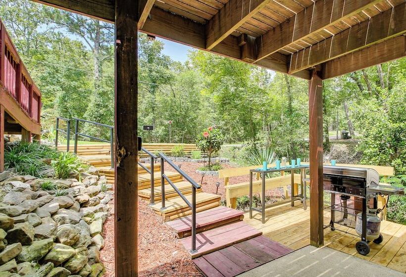 Hot Springs Retreat W/ Private Dock + Hot Tub!