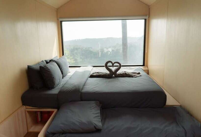 בית מלון כפרי Bobocabin Dieng Wonosobo