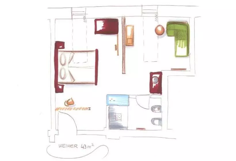 ベッドアンドブレックファースト Niedermairhof