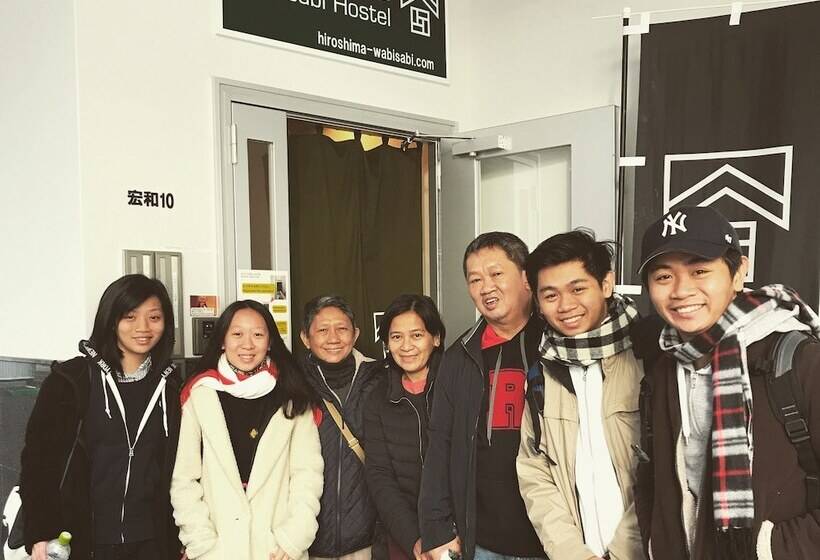 Общежитие Hiroshima Wabisabi Hotel   市内中心部のリーズナブルホテル   電停近く移動に便利   Low Price And Super Convenient To Get Aroun