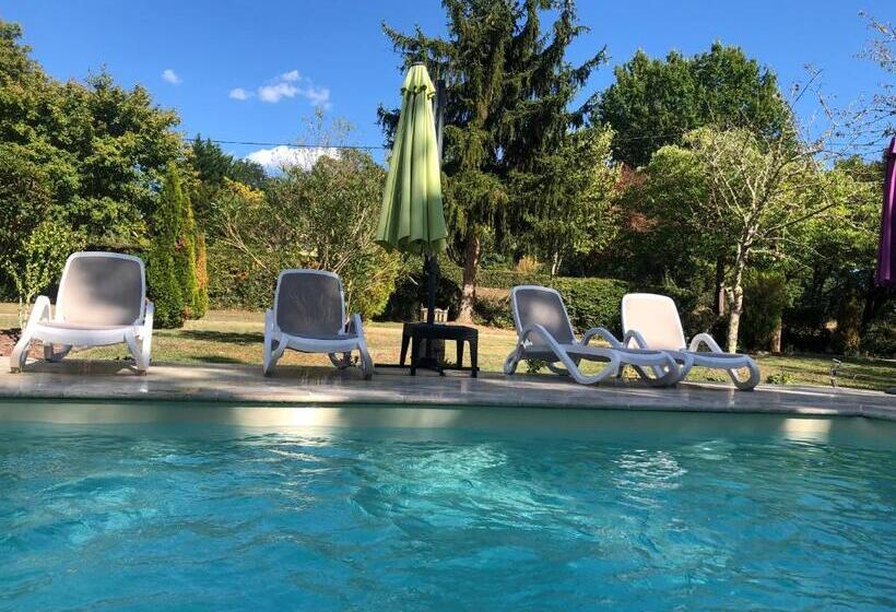 بنسيون Chambres Les Plantous De Severo