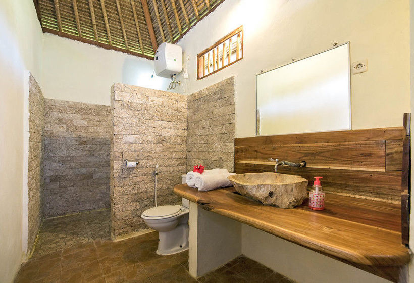 ベッドアンドブレックファースト Merta Sari Balangan Bungalows