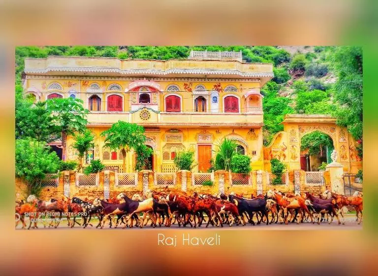 ベッドアンドブレックファースト Raj Haveli  A Heritage Samode
