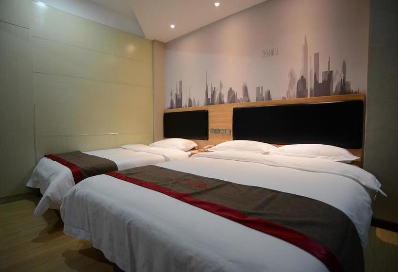 호텔 Thank Inn Gansu Tianshui Gangu County Binhe Road