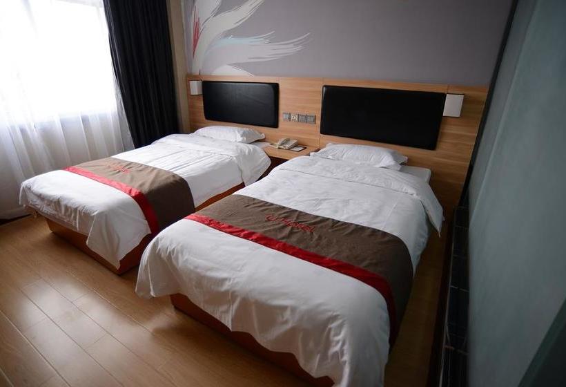 호텔 Thank Inn Gansu Tianshui Gangu County Binhe Road