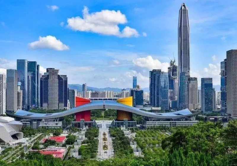 Hotelli Greentree Inn Shenzhen Huanggang Port South Futian Road Express