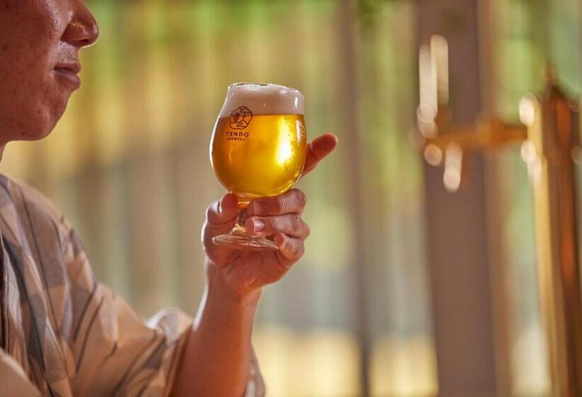 בית מלון כפרי Ichiraku Tendo Spa & Brewery