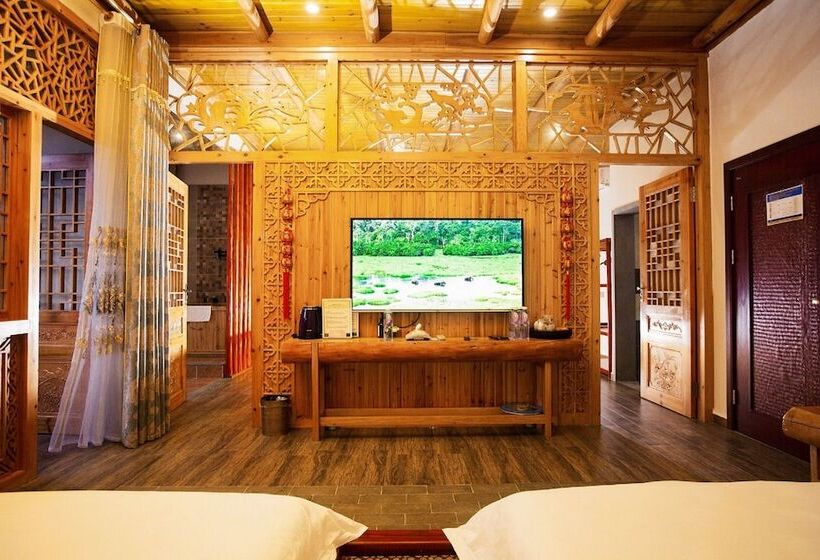 אתר נופש Tea Rhythm House Yangshuo