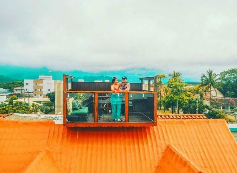 펜션 Hostel Praia Centro Itanhaém