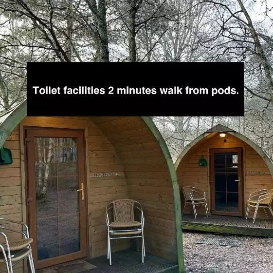 Capsule Hotel Pine Marten Bar Glenmore Pods