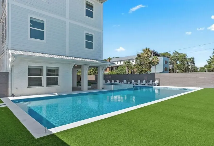 Satinwood Retreat By Avantstay Sleeps 46 Luxe Dune Allen Beach Group Stay Pool + Spa