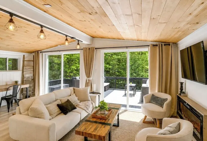 High Design Monroe Cabin On 2 Private Acres!