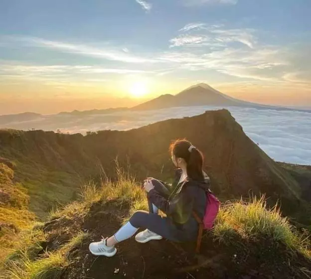ペンション Batur Green Hill And Hot Spring