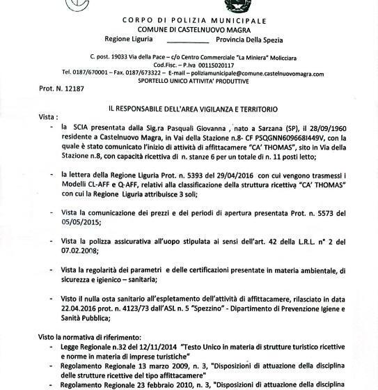 פנסיון Cà Thomas