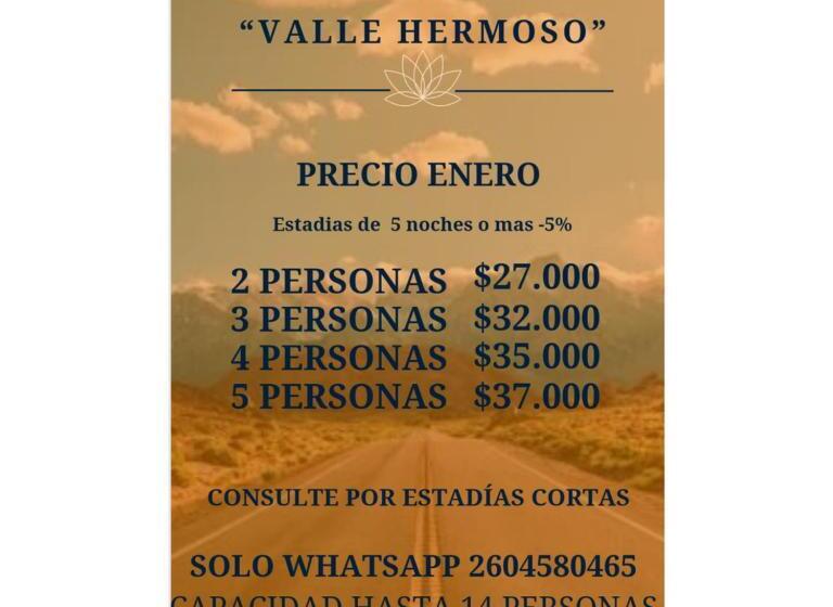 פנסיון Duplex Valle Hermoso