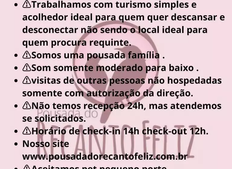 پانسیون Pousada Do Recanto Feliz