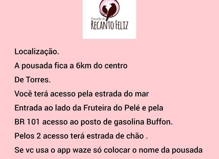 پانسیون Pousada Do Recanto Feliz