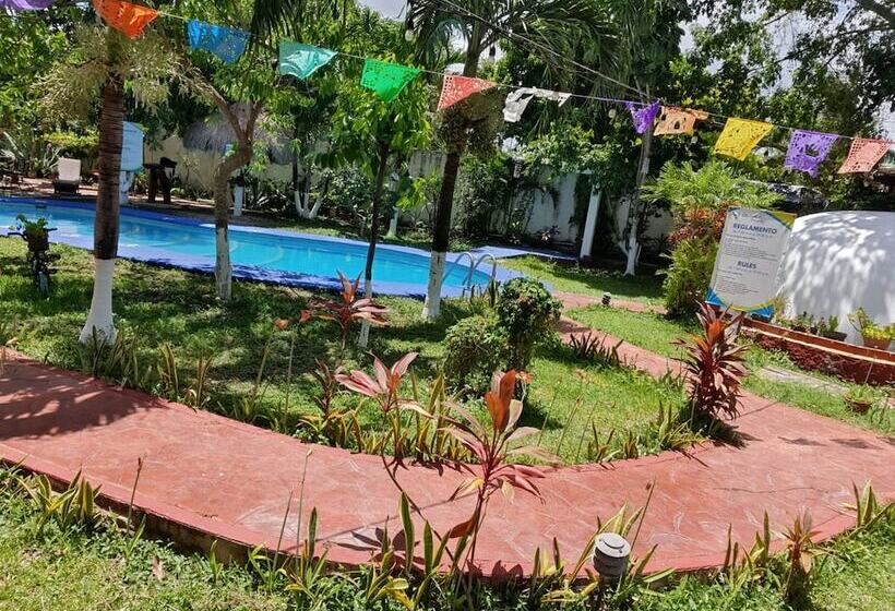 ユースホステル Villa Colibri Bacalar