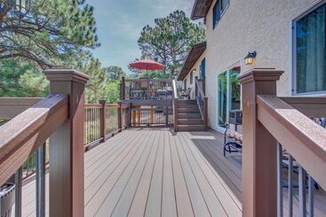 کلبه 4br Entertainer Af Academy Hot Tub, Firepit!