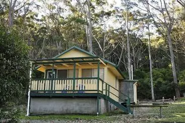 コテージ Pebbly Beach Shacks