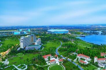 בית מלון כפרי Mumian Chengdu Dongan Lake