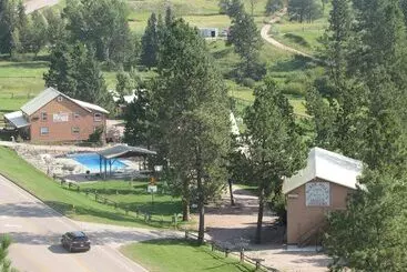 モーテル Black Hills Cabins At Quail S Crossing