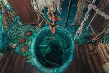 Hotell Hidden Treehouse Tulum Eco