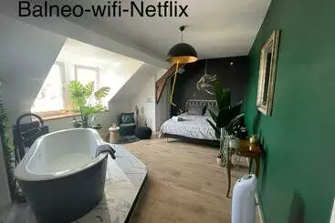 ツーリストアパートメント El Circo Gambetta,sublime Suite Balnéo Hypercentre