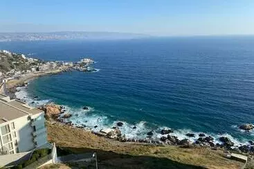 آپارتمان‌های توریست‌ها Lindo Depto Con Vista Despejada En Reñaca Norte