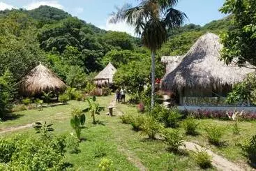 ユースホステル Hostal Zirumake Dentro Del Parque Tayrona