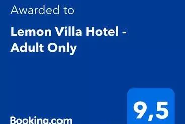 Lemon Villa Hotel   Adult Only