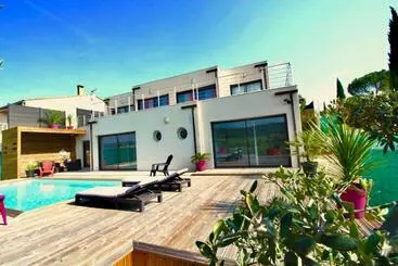 ツーリストアパートメント Havre De Paix, Vue Pano, Terrasse, Piscine, Nature