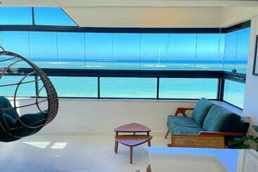 관광객 아파트 Apartamento Sofisticado Ao Som Do Mar De Itapoã