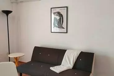 ツーリストアパートメント Apartamento Naturista En Urbanización Naturista En Primera Línea Del Mar Y De La Playa Naturista De