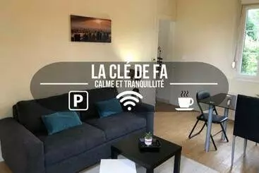 ツーリストアパートメント La Clé De Fa   Fibre Wifi   Parking   Calme Et Tranquilité