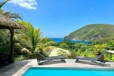 ツーリストアパートメント Villa Corali, Vue Mer, Piscine, Pointe Batterie Deshaies