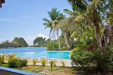 ホテル Caluwayan Palm Island Resort & Restaurant