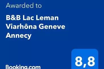 Aamiaismajoitus (B&B) # Prix Travellers Awards 2023 Et 2024 Lac Leman Velos Viarhôna Geneve Annecy