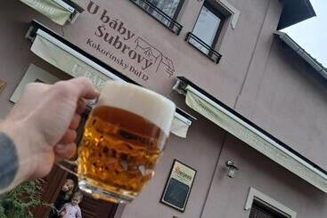 Pensão Penzion A Restaurace U Báby šubrový