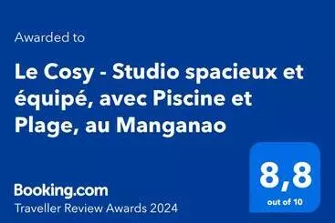هتل آپارتمان Le Cosy   Studio Spacieux, équipé, Proche Plage & Piscine, Au Manganao