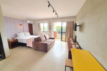 Hotel Lake Side Beira Do Lago Piscina Academia Sauna By Rei Dos Flats