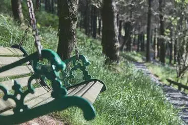 Mökkimajoitus Mushroom Yurt Set In 4 Acres Of Woodland And Lakes