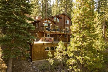 بيت ريفى Redwood By Avantstay Secluded Cabin W/ Views & Spa 5mins To Northstar!
