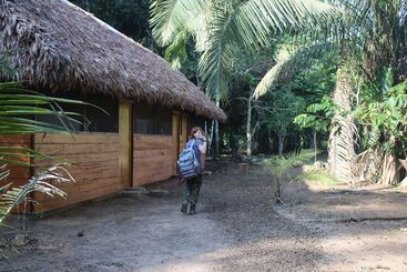 田舎風ホテル Hacienda Herrera Tambopata