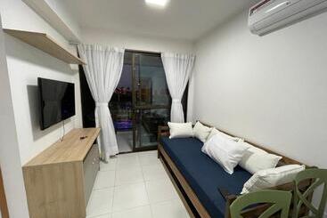 Апарт-отель Mana Beach Experience  Muro Alto  Flat Luxo 2 Qtos