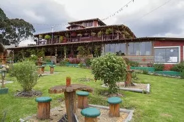 ホテル Jardin De Los Silleteros Agro Parque