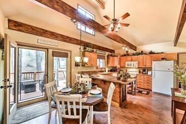 Kır Evi Prescott Cabin W/ Beautiful Forest Views & Deck!