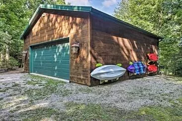 コテージ Lakefront Coalmont Cabin On 5 Acres W/ Dock!