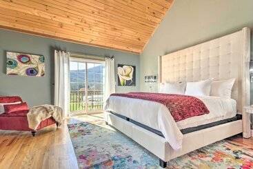 بيت ريفى Asheville Retreat W/ Game Room & Mountain Views!